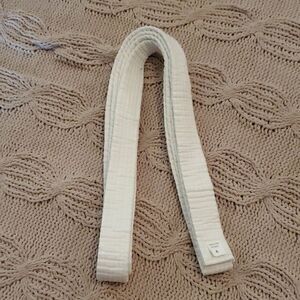Martial Arts Gi Belt Solid White 6